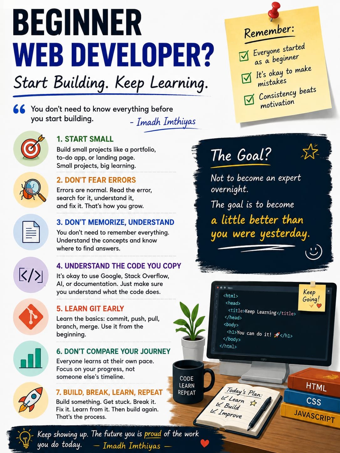 Start Building, Keep Learning